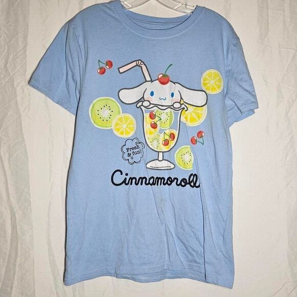 Sanrio Tops - sanrio cinnamoroll light blue tshirt